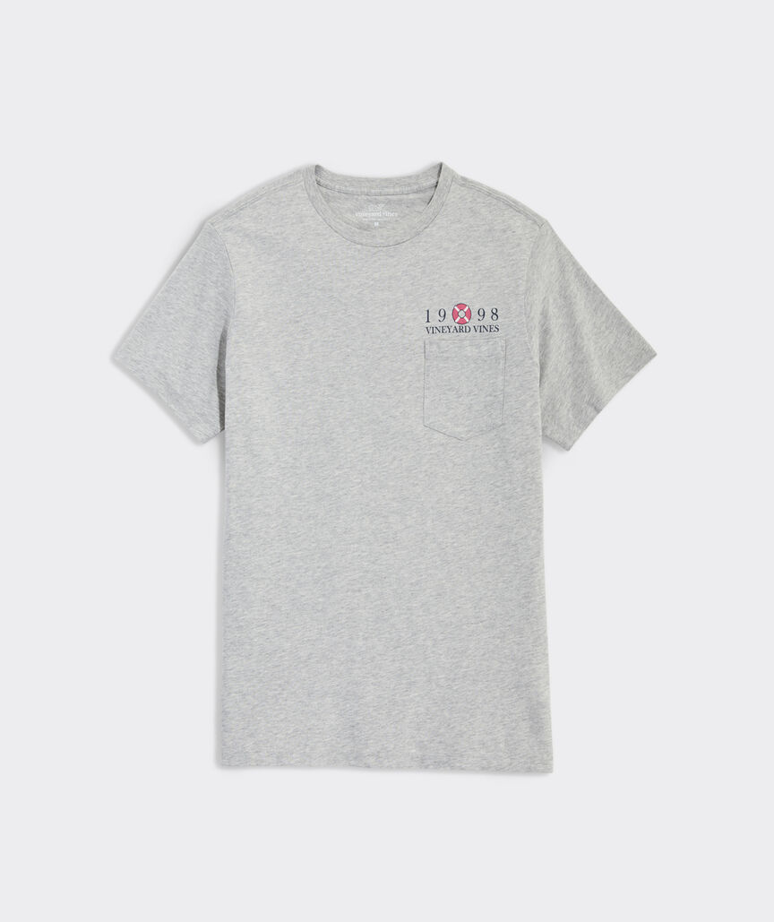 Harbor Scene Short-Sleeve Pocket Tee
