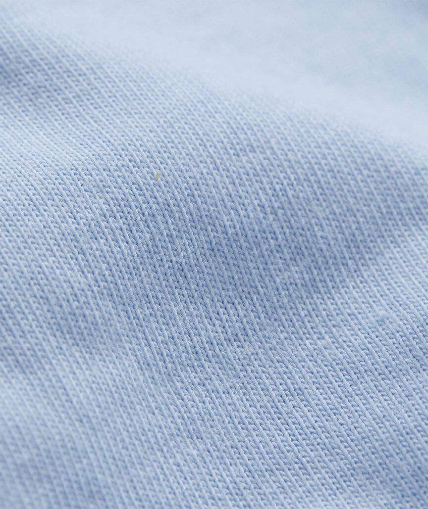 Girls' Glitter Ice Skater Whale Long-Sleeve Pocket Tee