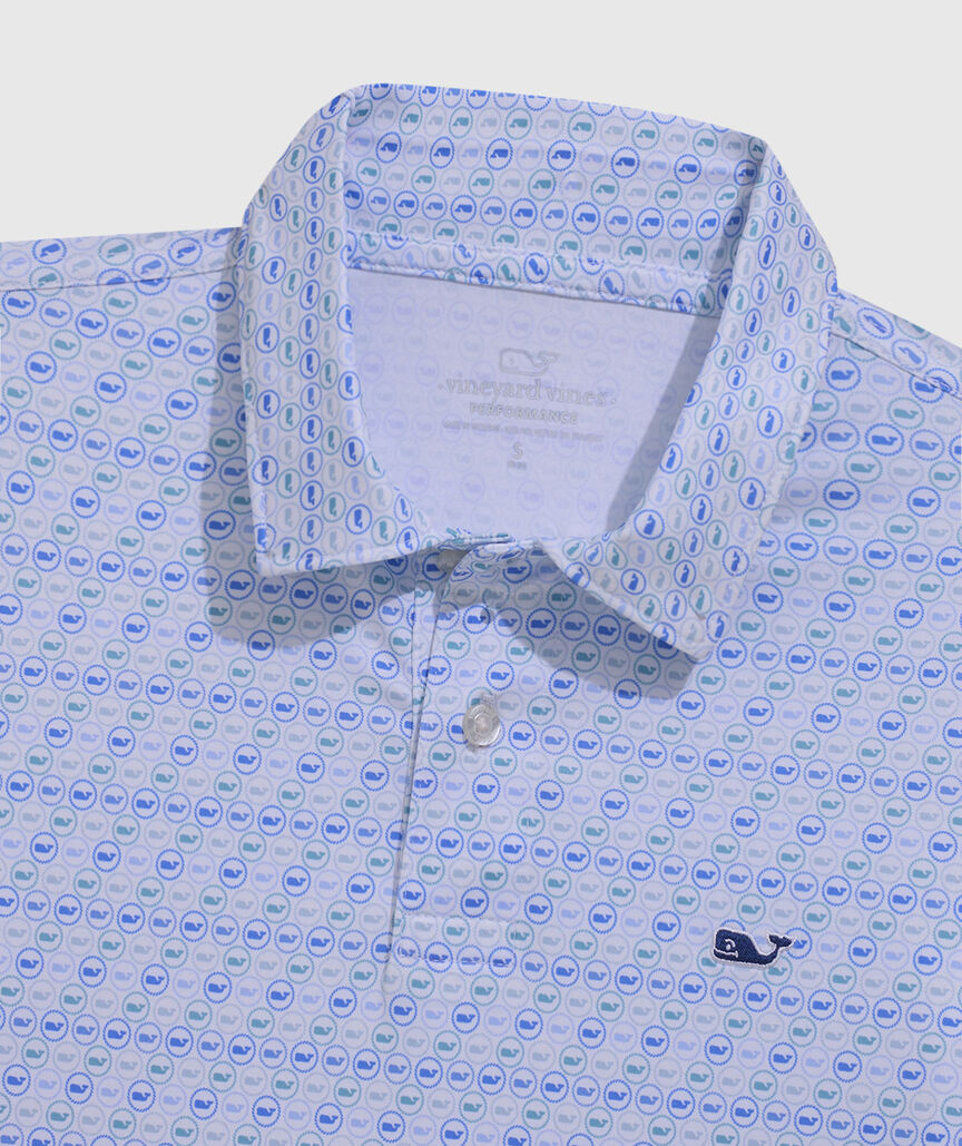 OUTLET Boys' Printed Performance Polo