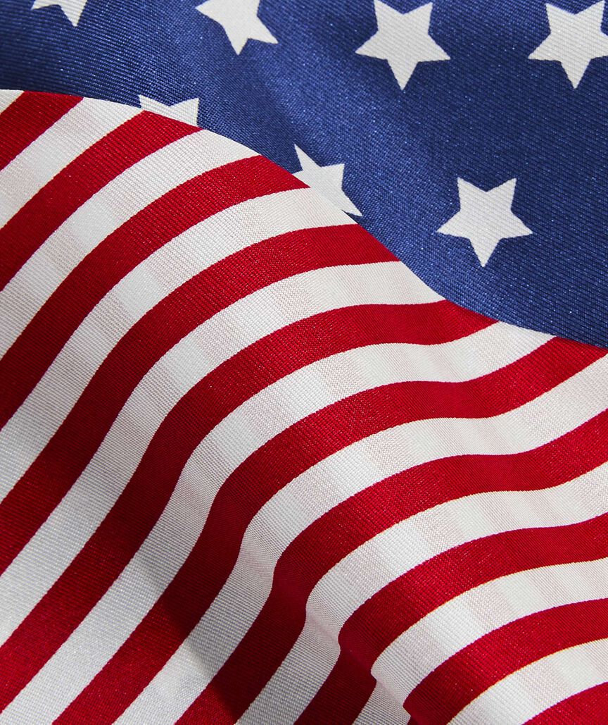 Stars & Stripes Silk Pocket Square