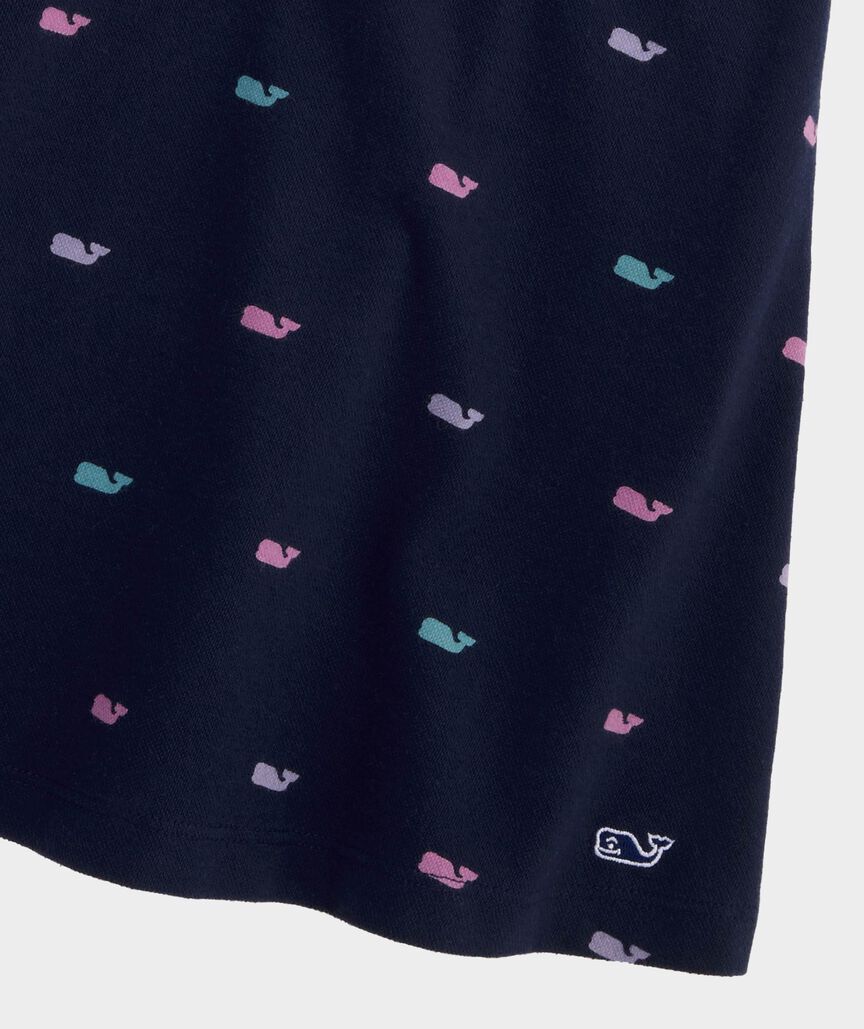 OUTLET Girls' Whale Pique Polo Dress