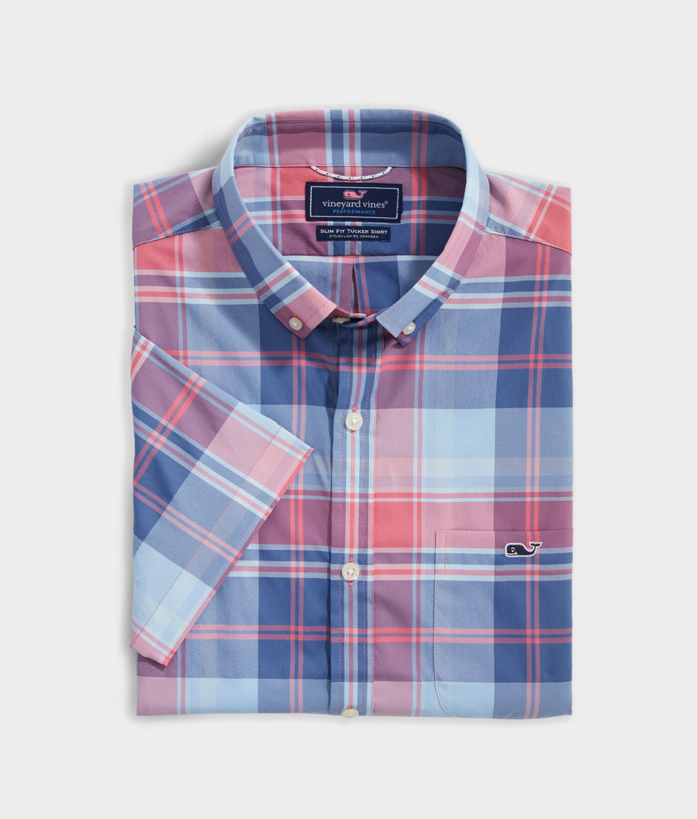 slim fit plaid shirt