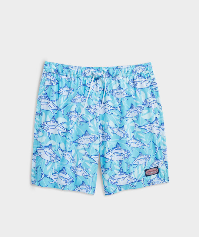 Shop 7 Inch Printed Chappy Trunks at vineyard vines