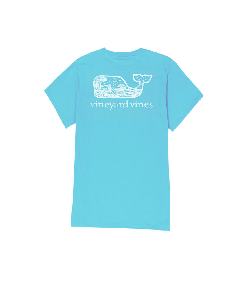 OUTLET Surfer Whale Short-Sleeve Pocket Tee