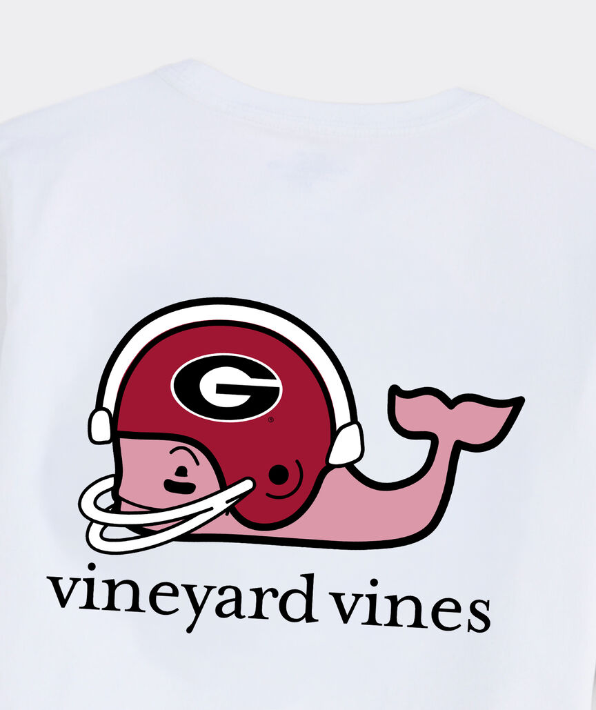 University of Georgia Boys' Football Whale Short-Sleeve Pocket Tee