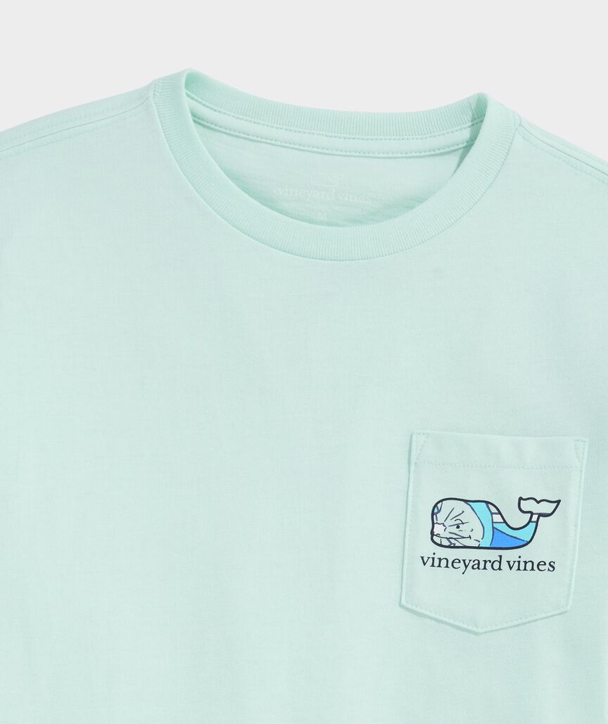 Boys' Colada Surf Whale Short-Sleeve Pocket Tee