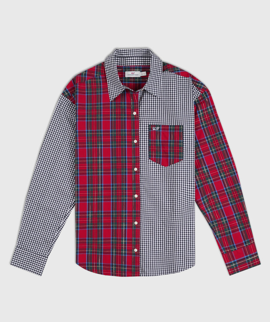 OUTLET Relaxed Poplin Party Button-Down