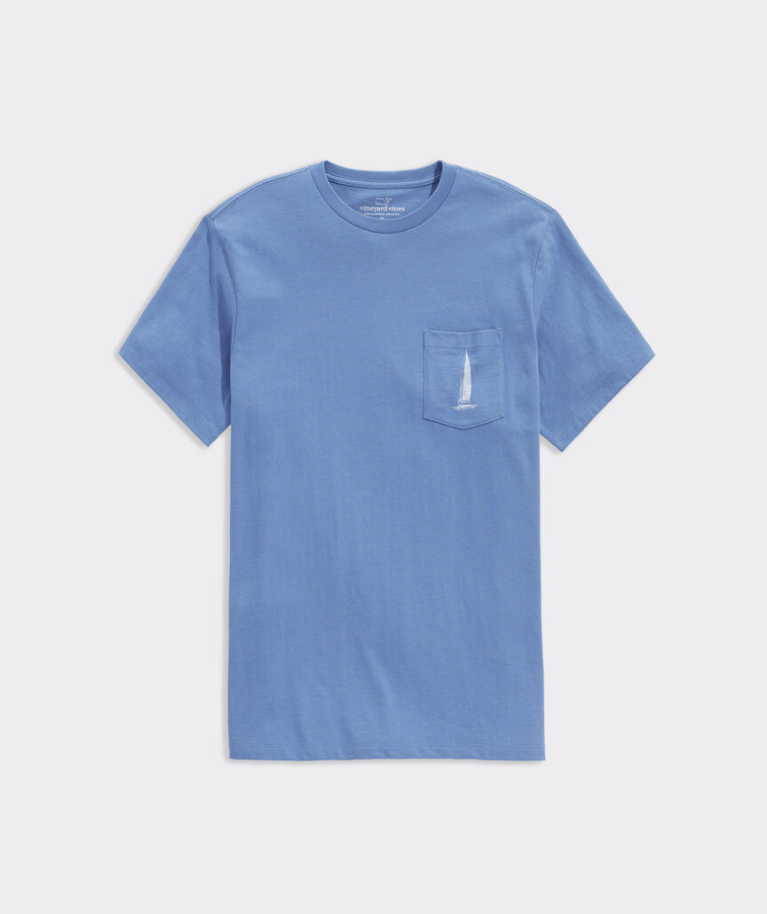 Sailing The Vineyard Short-Sleeve Pocket Tee