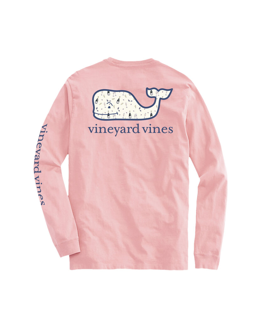 OUTLET Holiday Party Whale Long-Sleeve Pocket Tee
