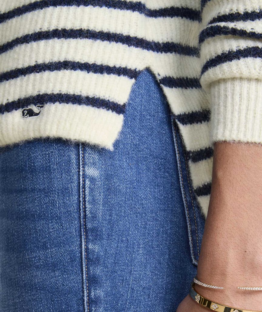 Ribbed Crewneck Sweater