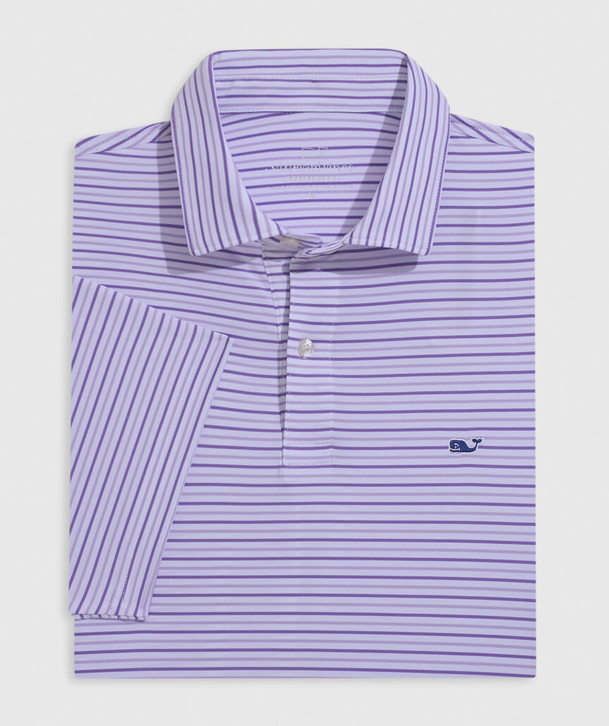 OUTLET Bradley Stripe Performance Polo