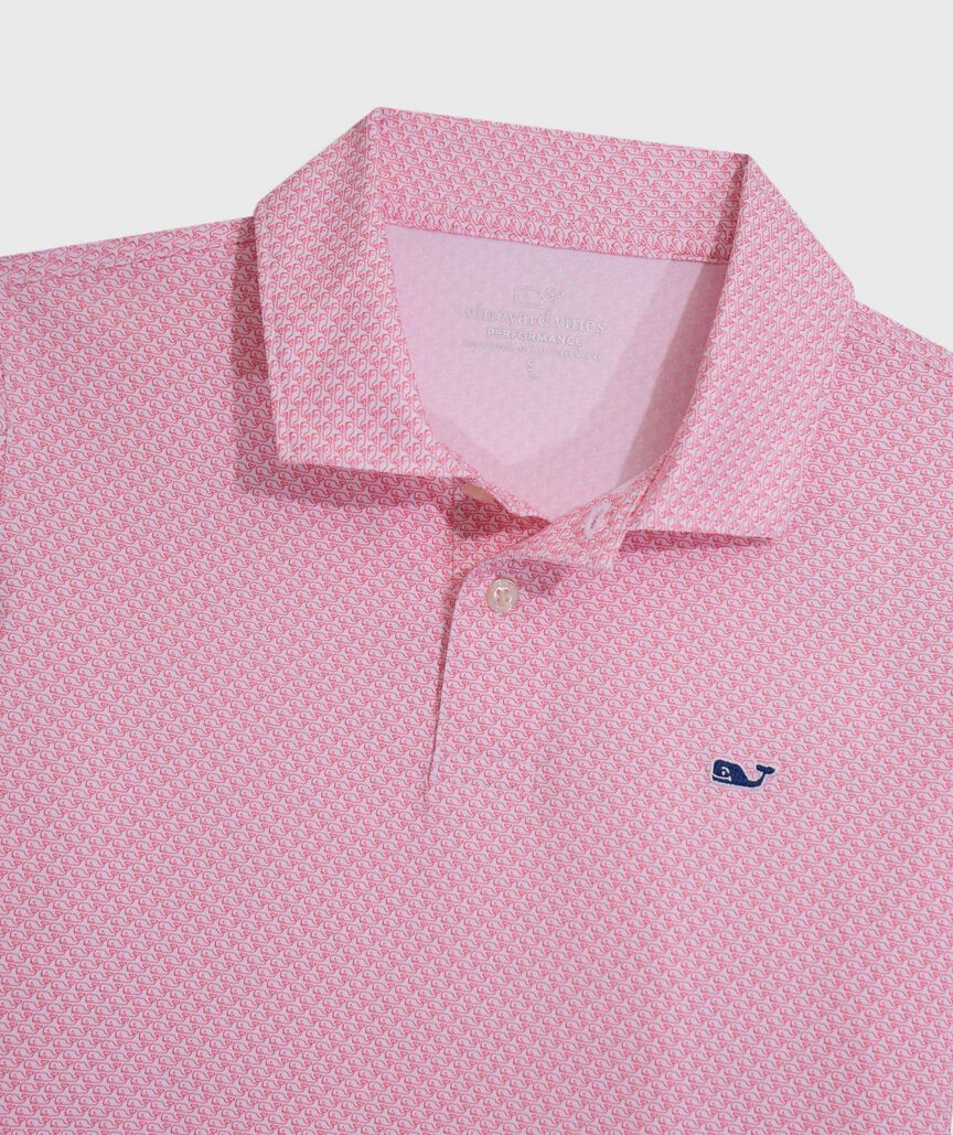 OUTLET Boys' Golf Whale Performance Polo