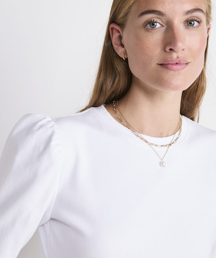 Deluxe Puff-Sleeve Top