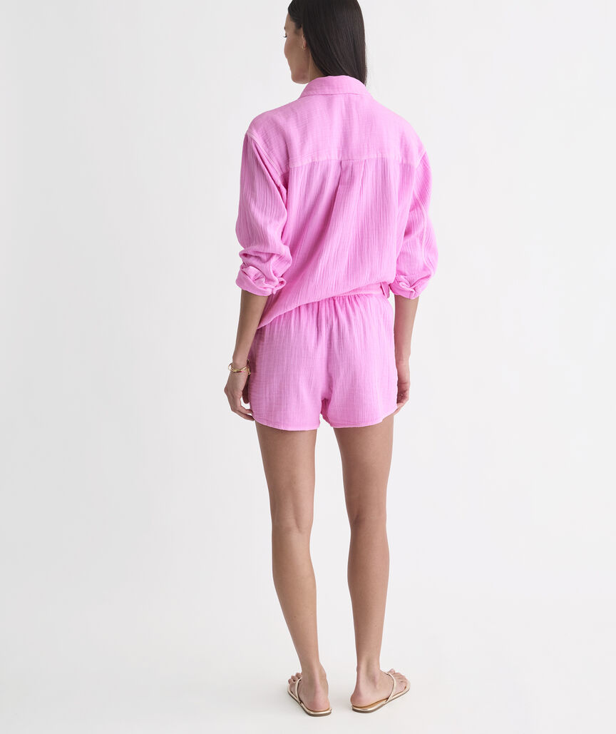 Frankie Gauze Pull-On Shorts