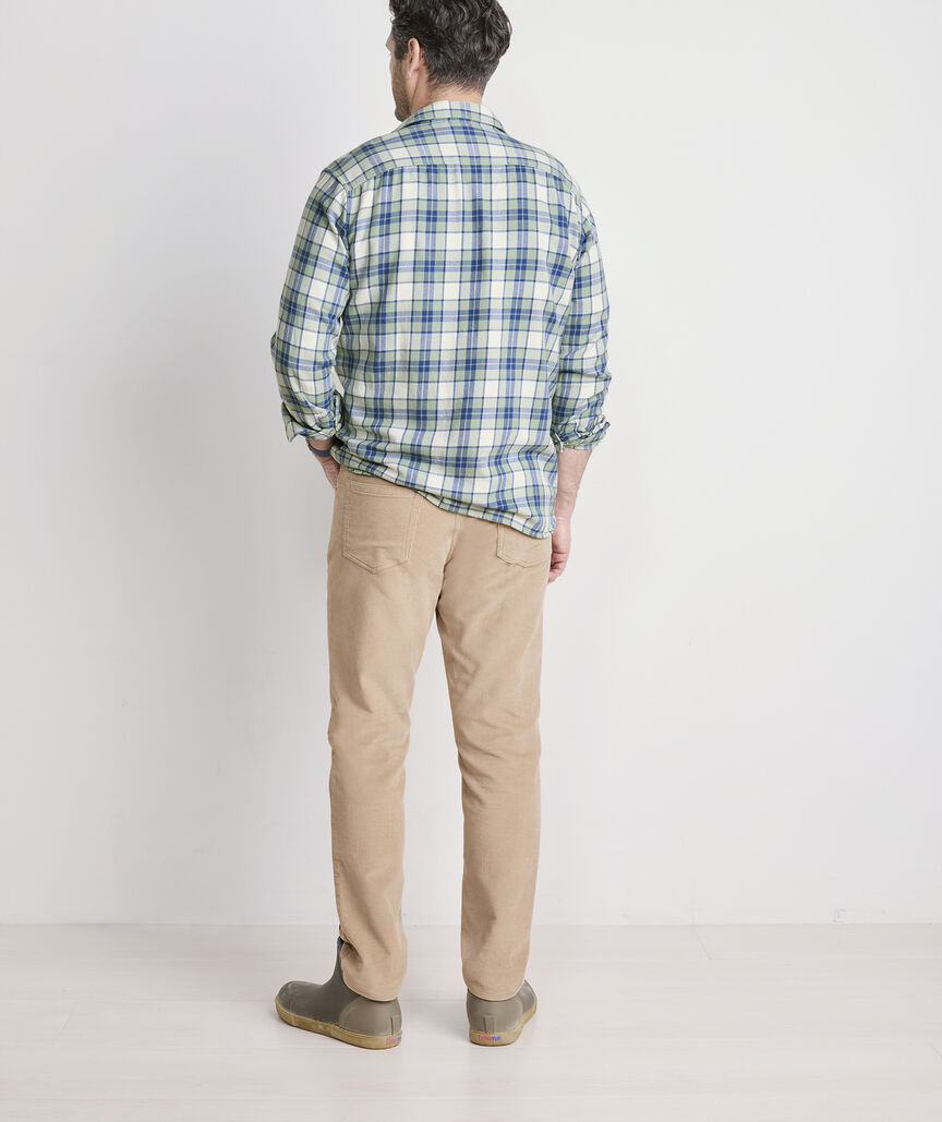 Stretch Terry Cord 5-Pocket Pants
