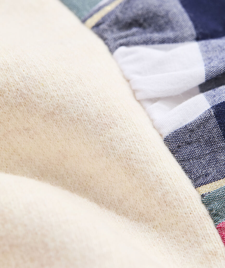 Girls' Ruffle Shoulder Crewneck Sweatshirt