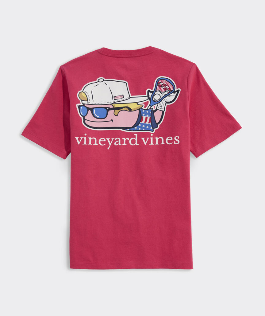 Boys' Lax Bro Whale Short-Sleeve Pocket Tee