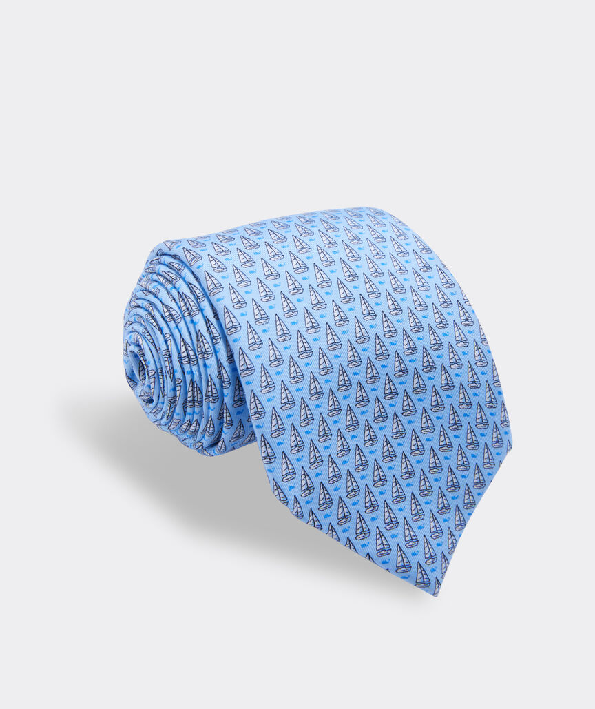 Smiling Whale Printed Tie