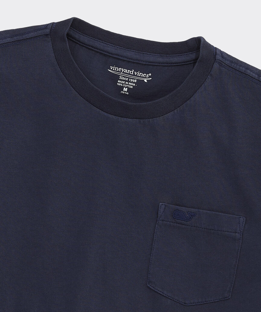 Boys' Garment-Dyed Surf Pocket Tee