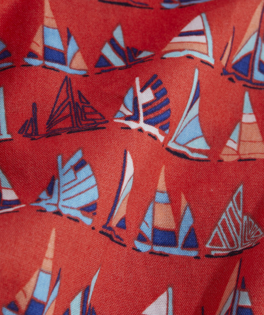 Boys' Cotton Short-Sleeve Boat Parade Shirt