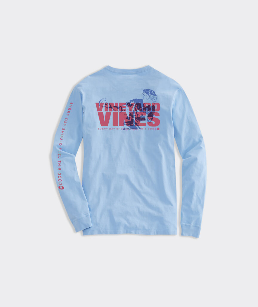 Drive The Lacrosse Net Long-Sleeve Pocket Tee