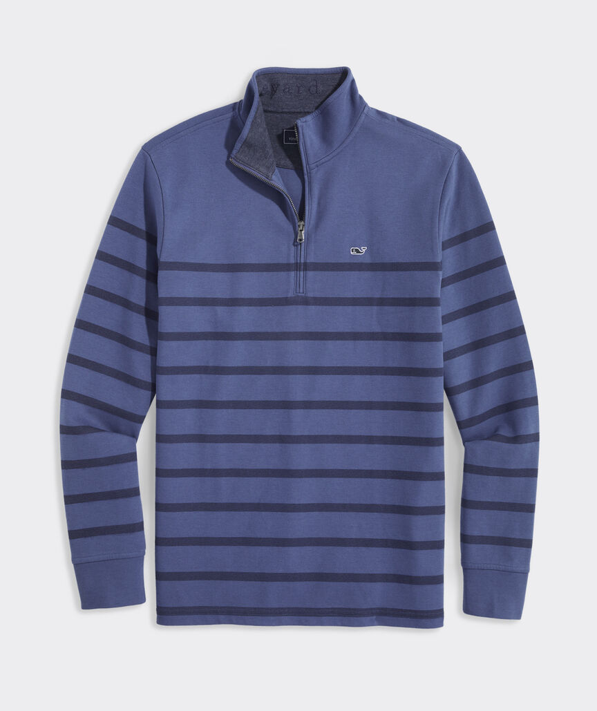 Breton Stripe Saltwater Quarter-Zip
