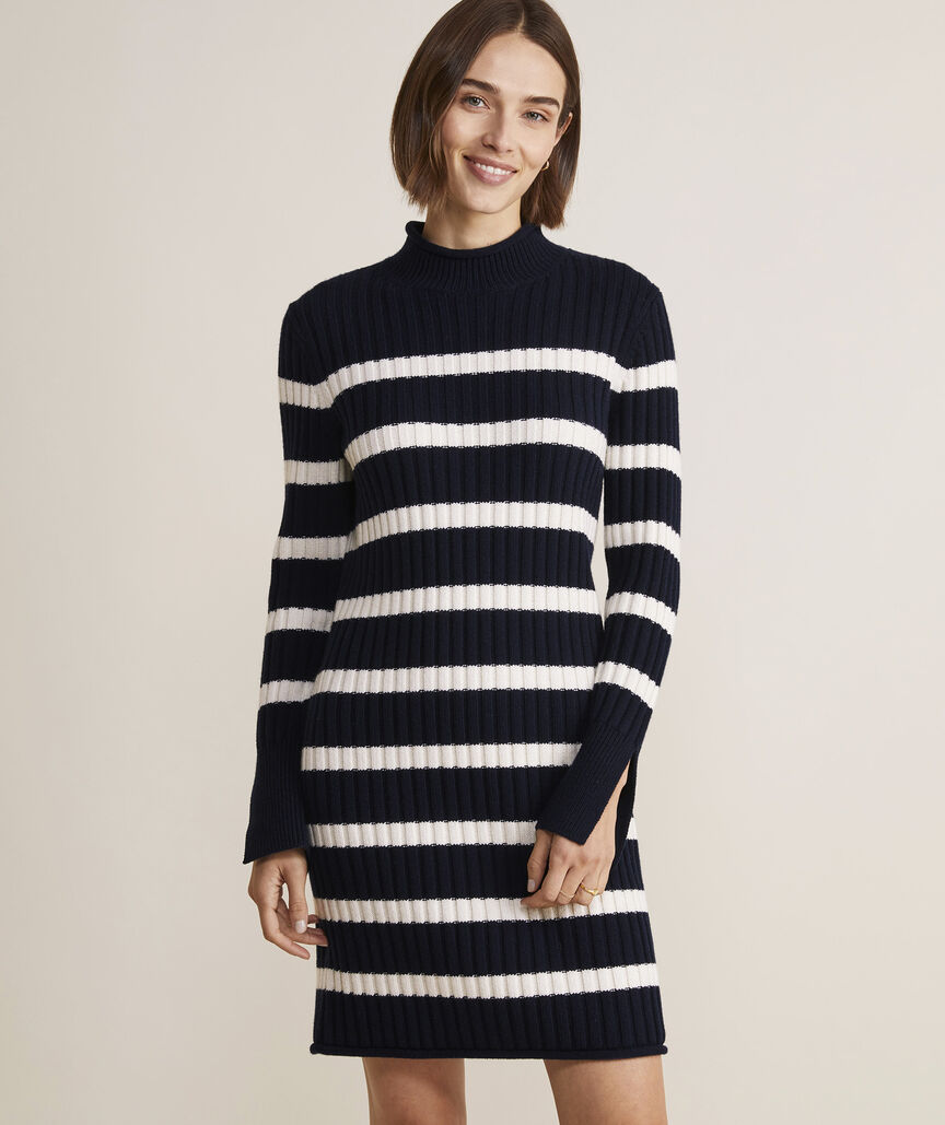 Shop Breton Stripe Sweater Dress at vineyard vines