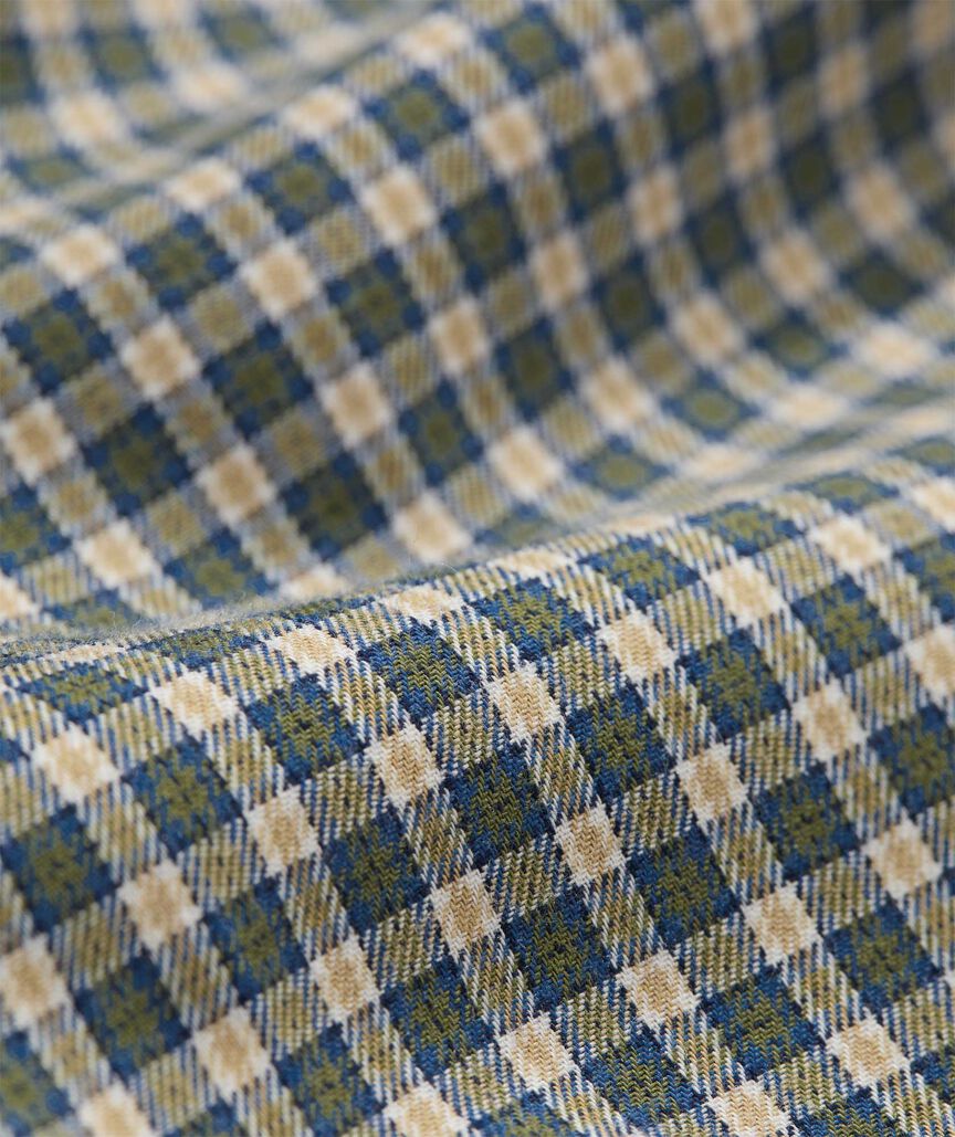 On-The-Go Brushed Twill Check Shirt