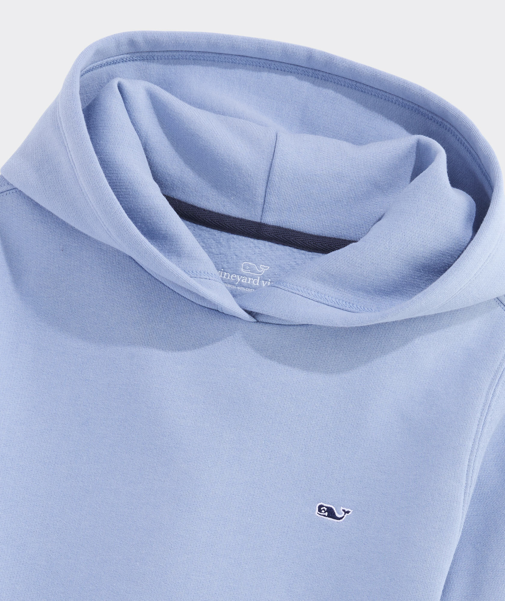 OUTLET Kids' Whale Embroidered Brushed Terry Hoodie