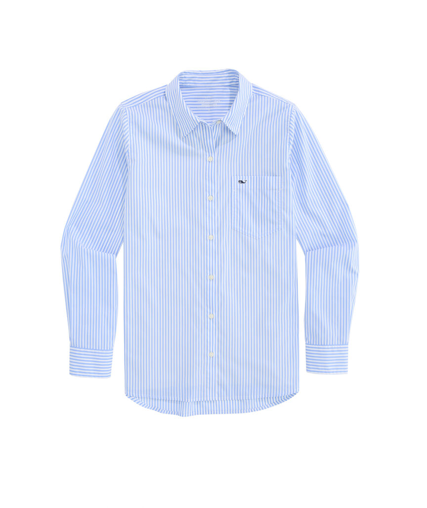 OUTLET Performance Relaxed Stripe Button-Down