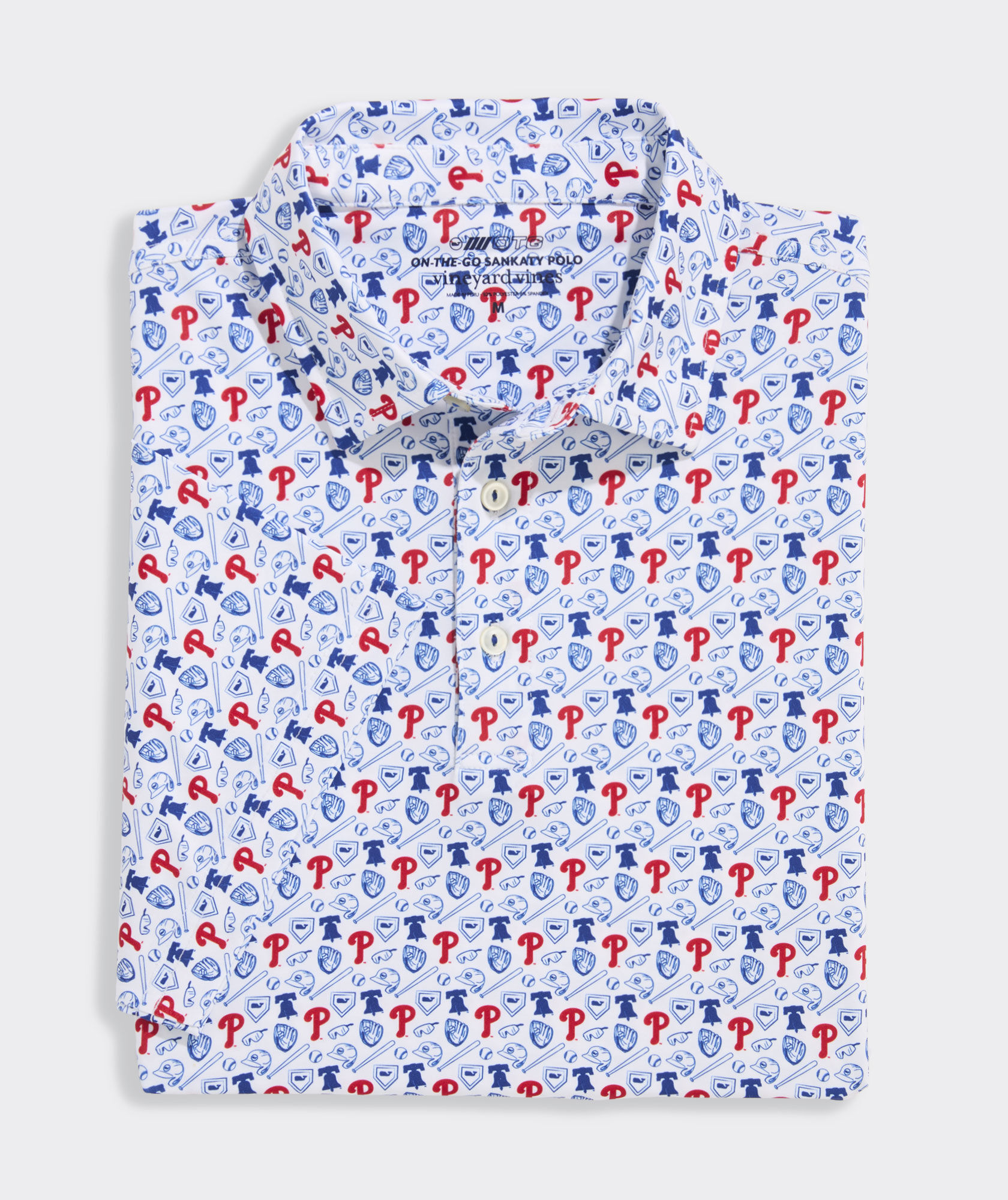 Shop Philadelphia Phillies Performance Sankaty Polo at vineyard vines