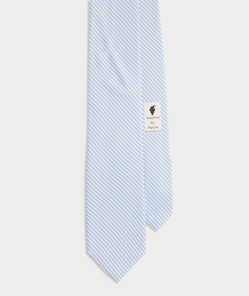 Vineyard Seersucker Silk Tie