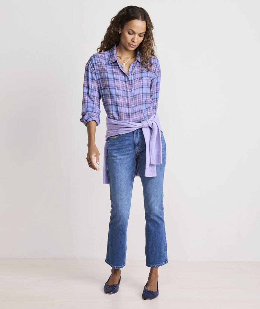 Birdie Flannel Button-Down