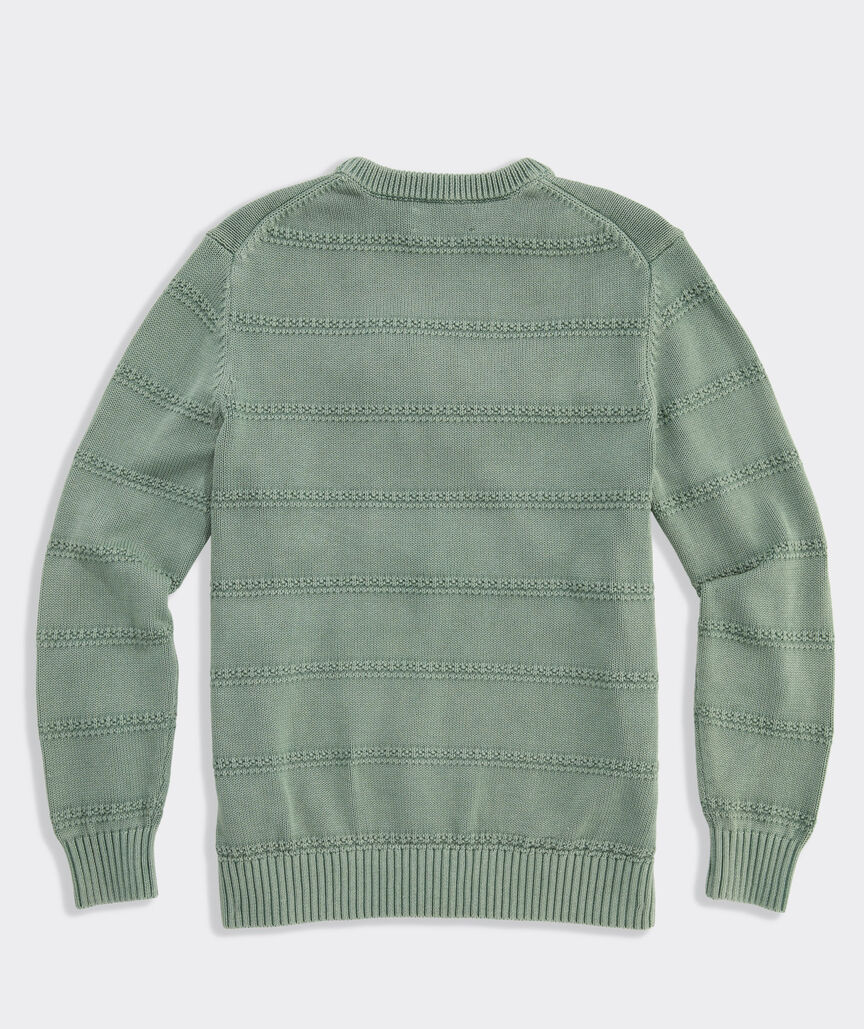 Folly Beach Striped Crewneck