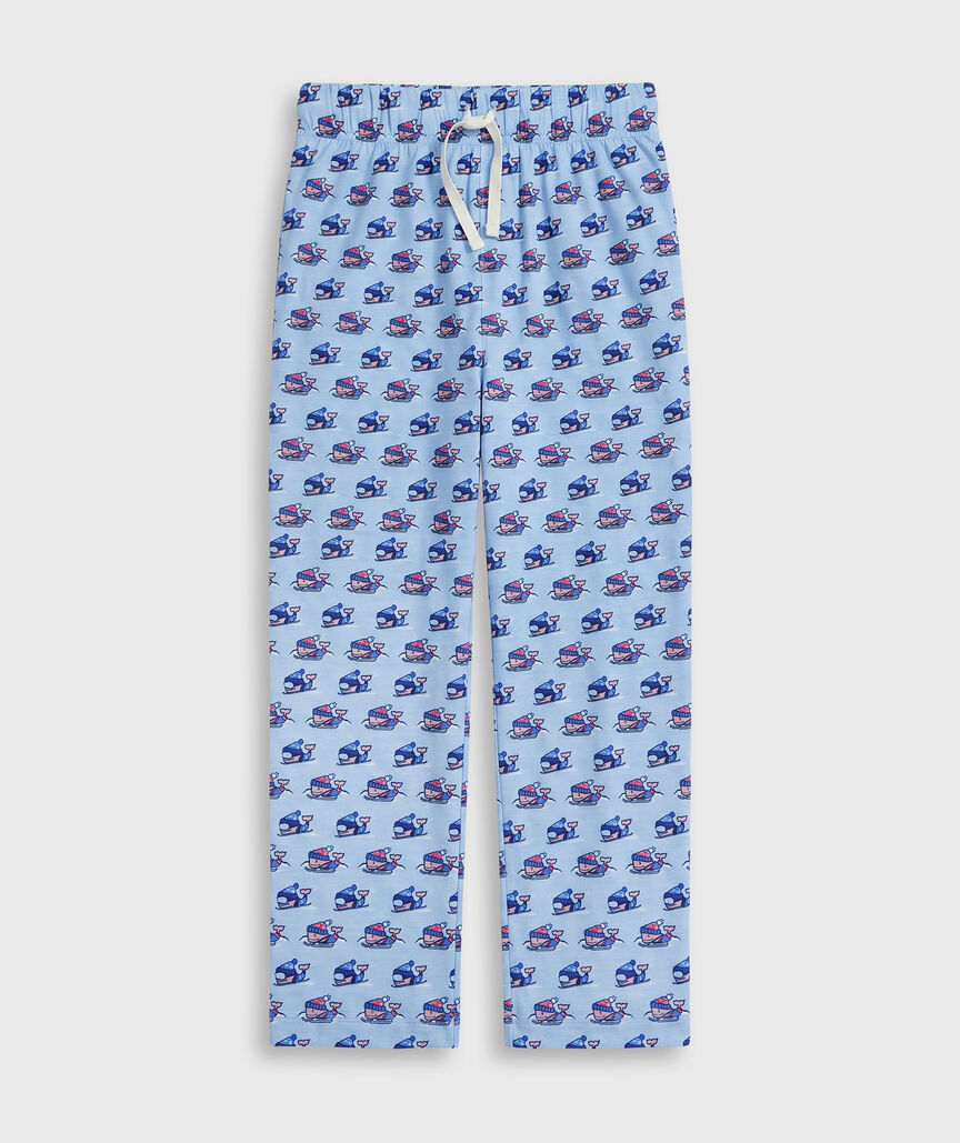 OUTLET Kids' Winter Sports Whale Pajama Pants