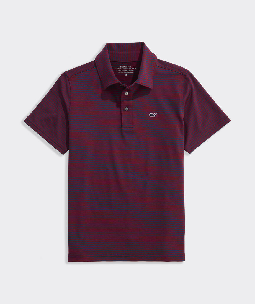 Boys' Performance Bradley Stripe Sankaty Polo
