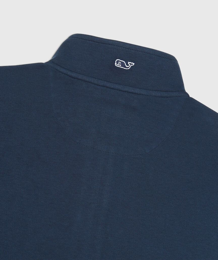 OUTLET Plaid Jersey Half-Zip