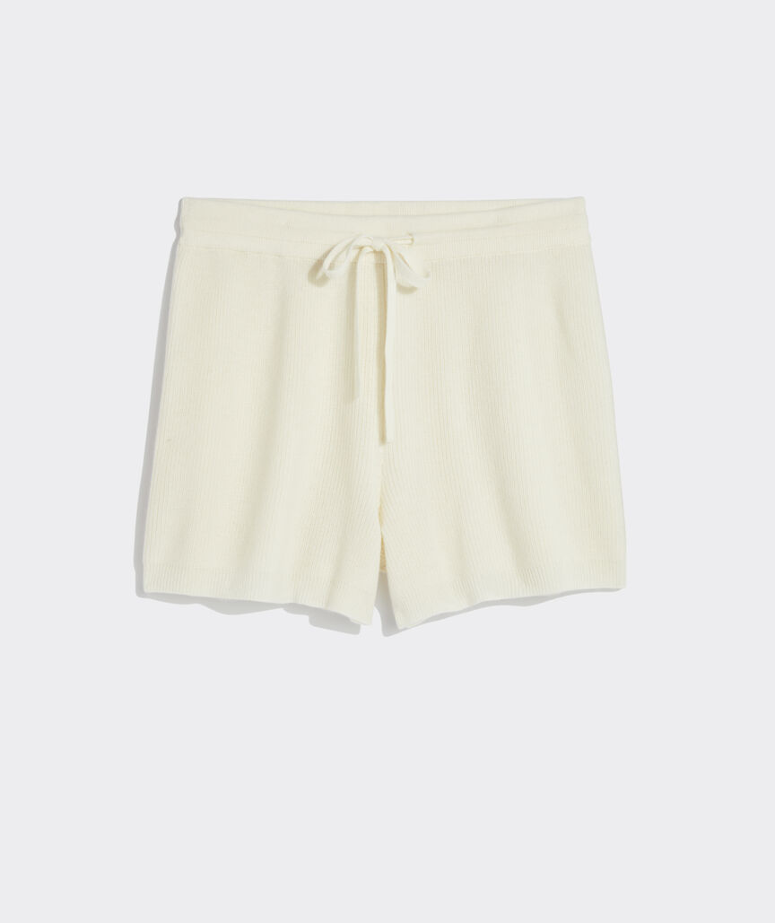 Ribbed Luxe Sweater Shorts
