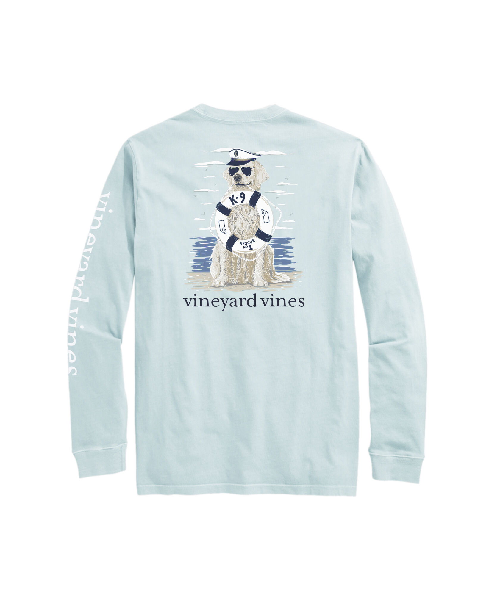 OUTLET Women's Rescue Pup Long-Sleeve Pocket Tee