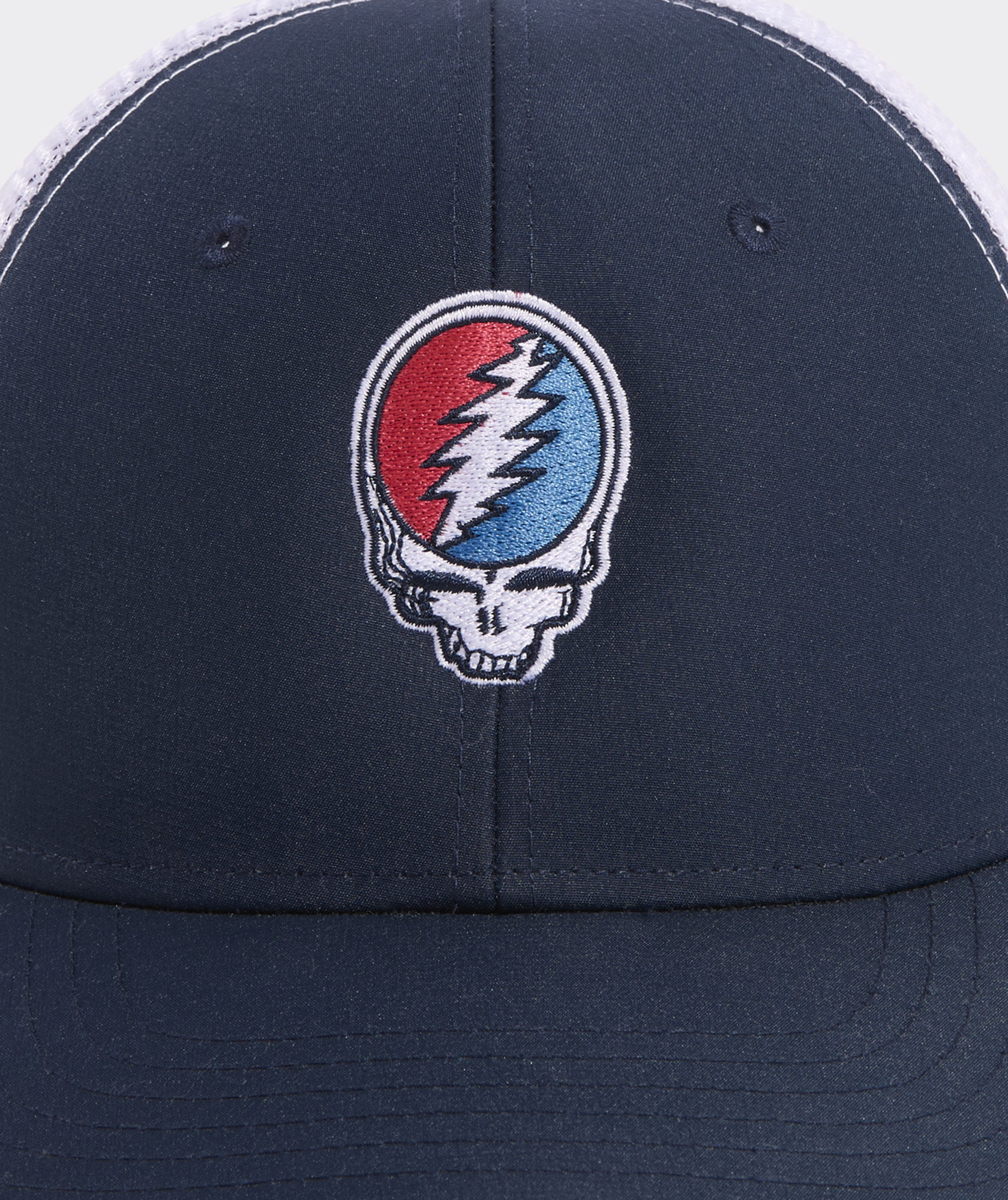 Grateful Dead x vineyard vines Stealie Performance Trucker Hat