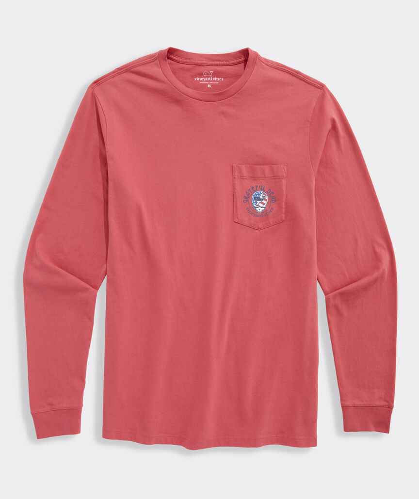 Grateful Dead x vineyard vines USA Long-Sleeve Pocket Tee