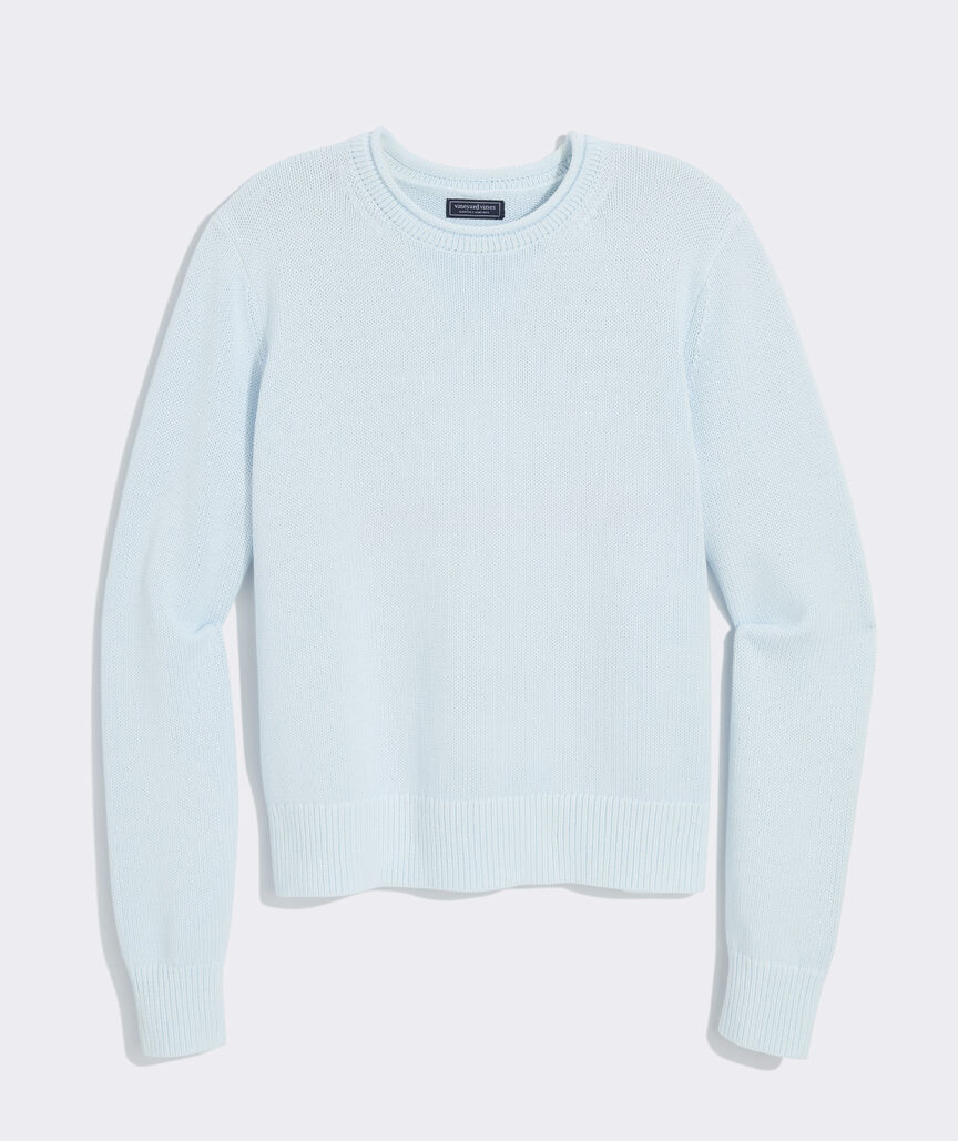 Katie Cotton Garment-Dyed Rollneck Sweater