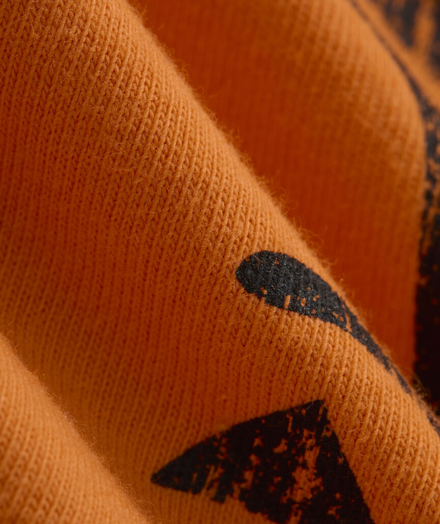 Pumpkin Whale Long-Sleeve Pocket Tee