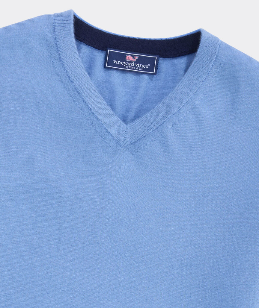 Cashmere Silk V-Neck Sweater