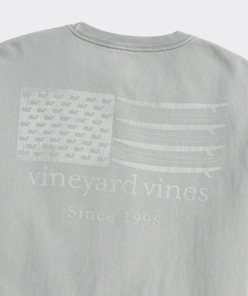 Drift Dye Tonal Flag Short-Sleeve Pocket Tee