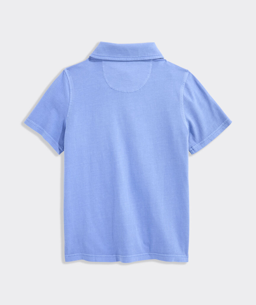 Boys' Garment-Dyed Surf Polo