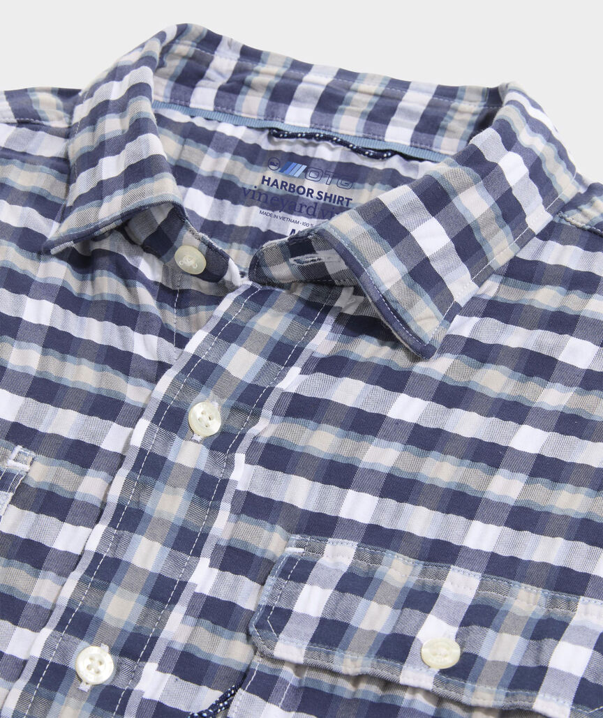 Seersucker Performance Harbor Shirt