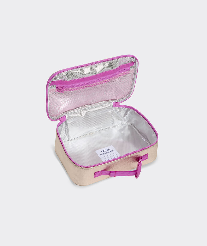 Girls' Metallic Lunch Box
