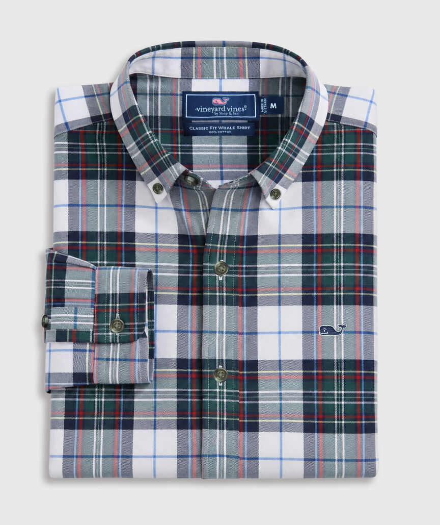 OUTLET Flannel Plaid Shirt