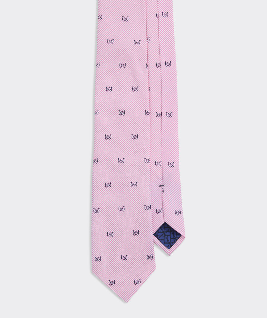 Kentucky Derby Seersucker Silk Tie